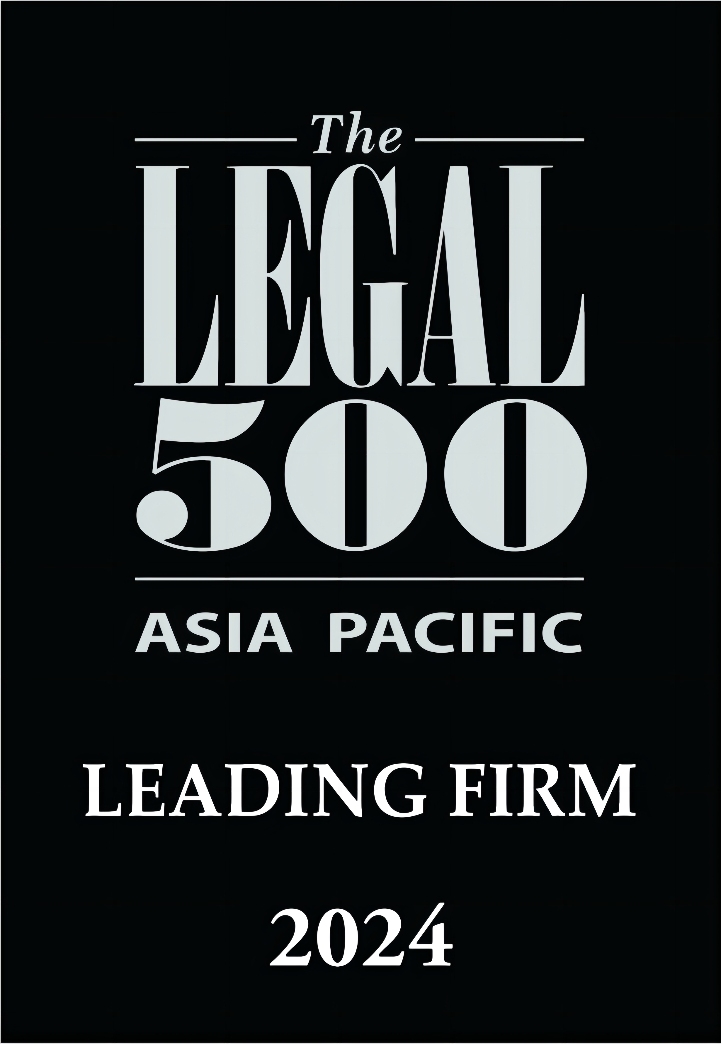 2024 The Legal 500亞太區(qū)中(zhōng)國(guó)法域榜單